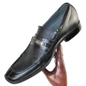 Calvin Klein Gino Professional Formal Style  Black Slip-On Loafer, Size 9